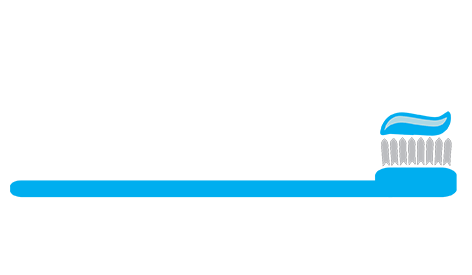 OpenAI wordmark in black and blue with a stylized blue torch flame icon on the right