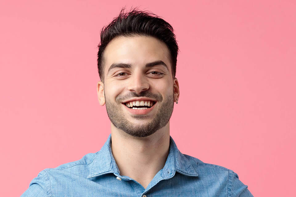 Smiling man